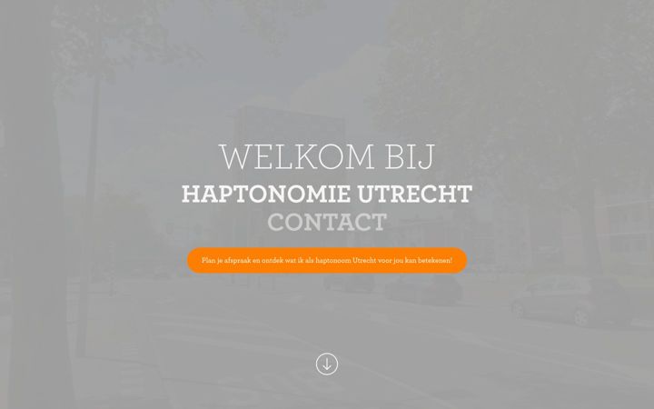 Screenshot of haptonomie-utrecht.nl