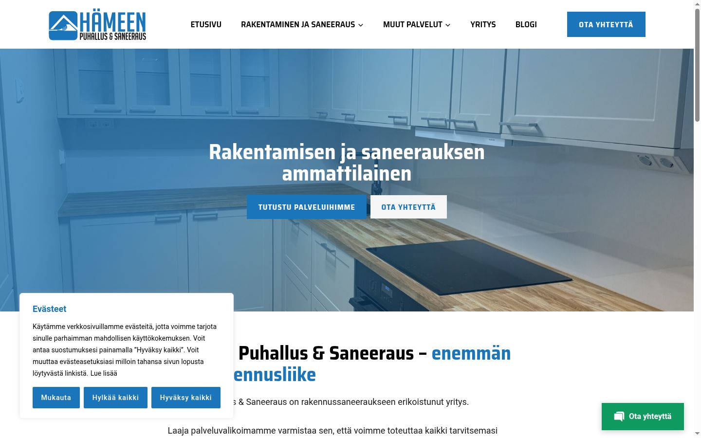 Ekraanipilt nõusolekubännerist, mida näidati enne mis tahes suhtlust