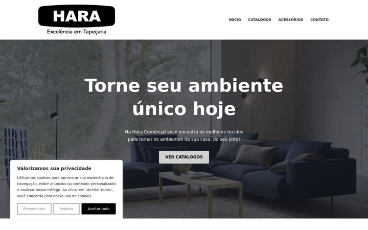 Screenshot of haracomercial.com.br