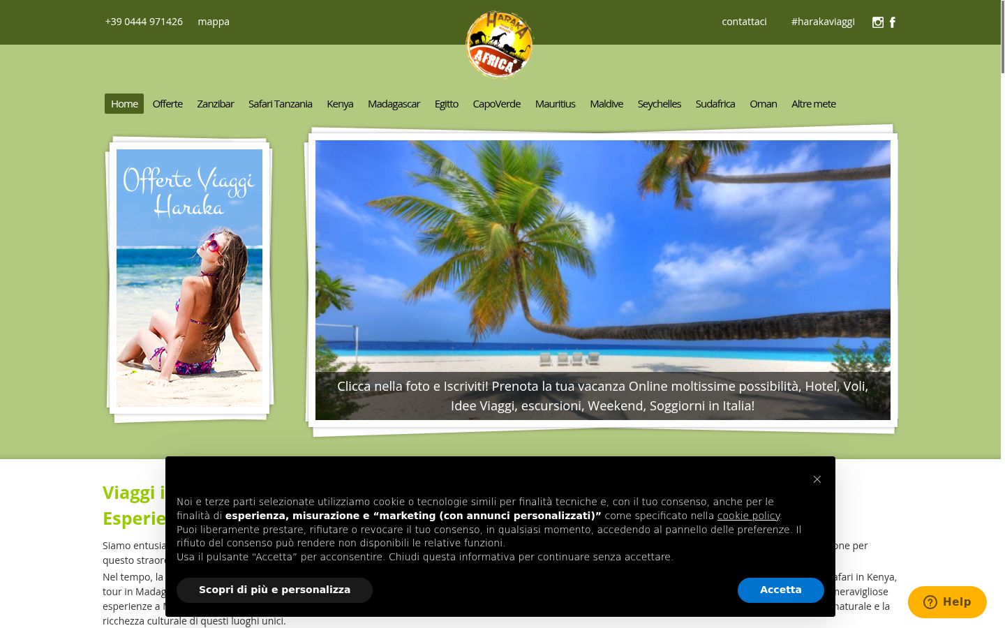 Screenshot van de toestemmingsbanner zoals getoond vóór enige interactie