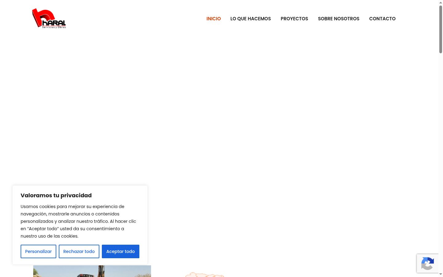 Screenshot του banner συγκατάθεσης που εμφανίστηκε πριν από οποιαδήποτε αλληλεπίδραση