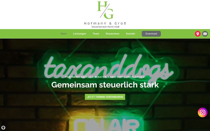 Posnetek zaslona harald-gross-stb.de
