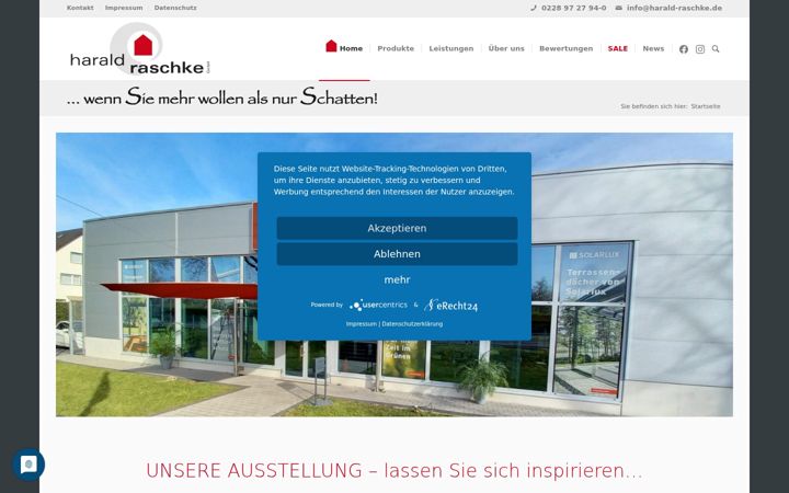 Screenshot of harald-raschke.de