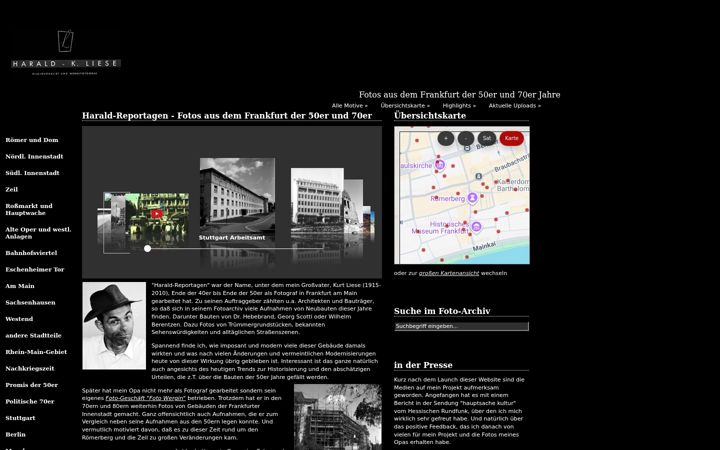 Screenshot of harald-reportagen.de