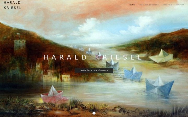 Posnetek zaslona haraldkriesel.de