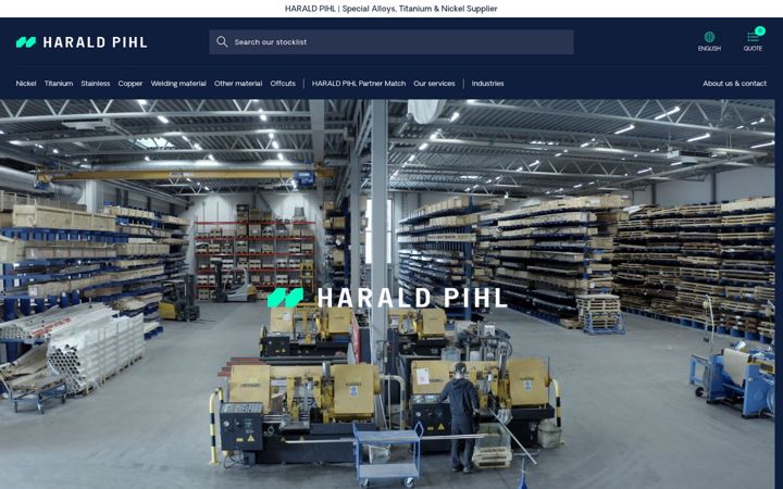 Screenshot of haraldpihl.com
