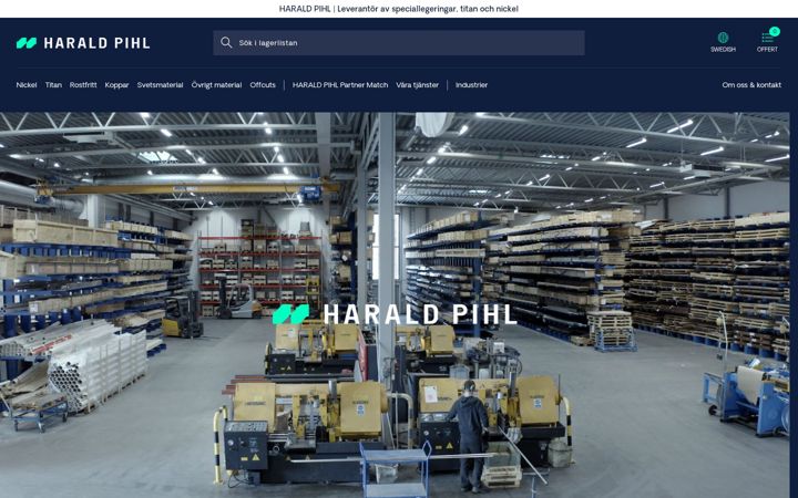 Screenshot of haraldpihl.se