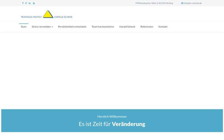 Posnetek zaslona haraldschenk.de