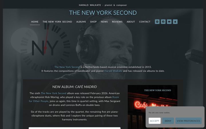 Screenshot of haraldwalkate.com