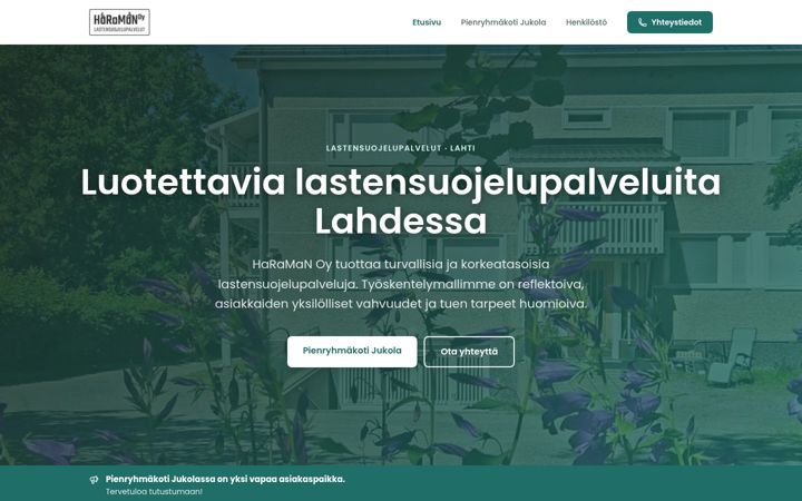 Screenshot of haraman.fi