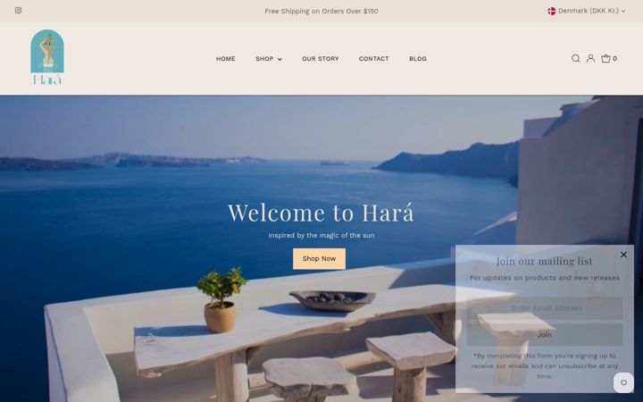 Screenshot of haranyc.com