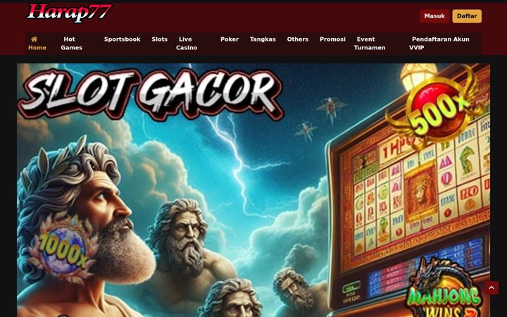 Screenshot of harap77.com