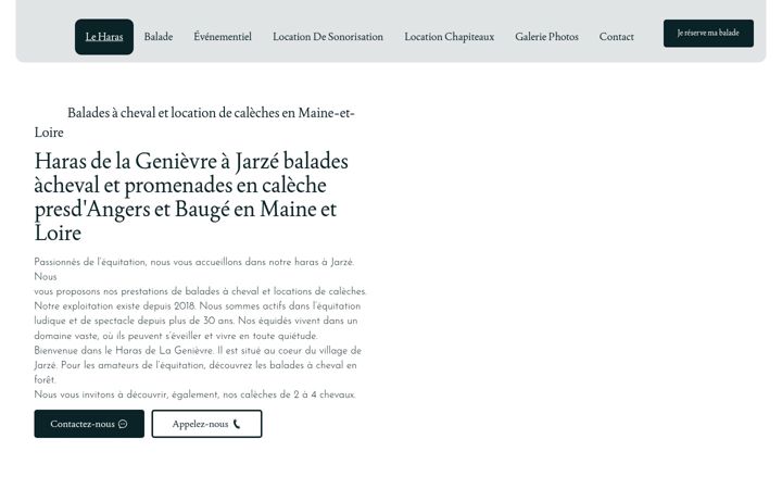 Screenshot of haras-de-la-genievre.fr