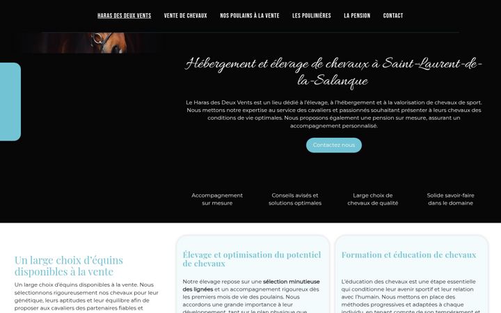 Screenshot of harasdesdeuxvents.fr