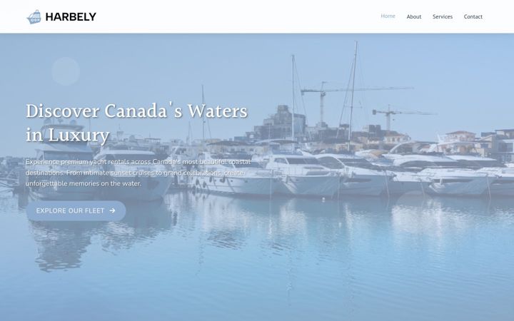Screenshot of harbely.com