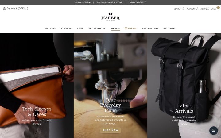 Screenshot of harberlondon.com