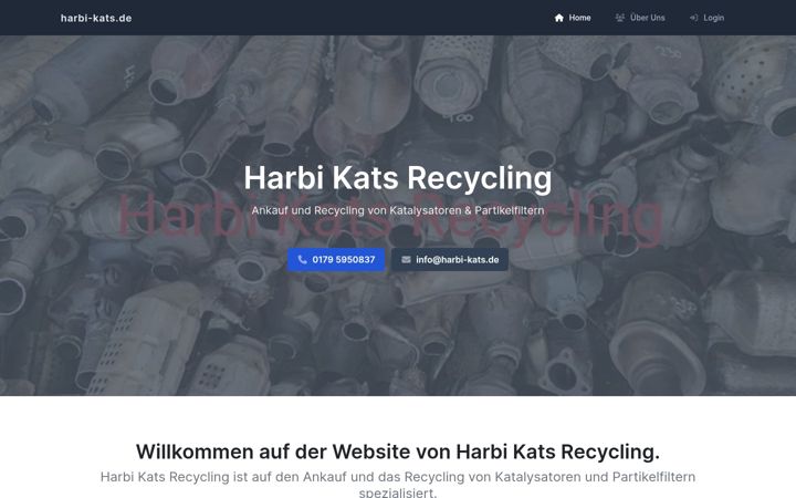 Screenshot of harbi-kats.de