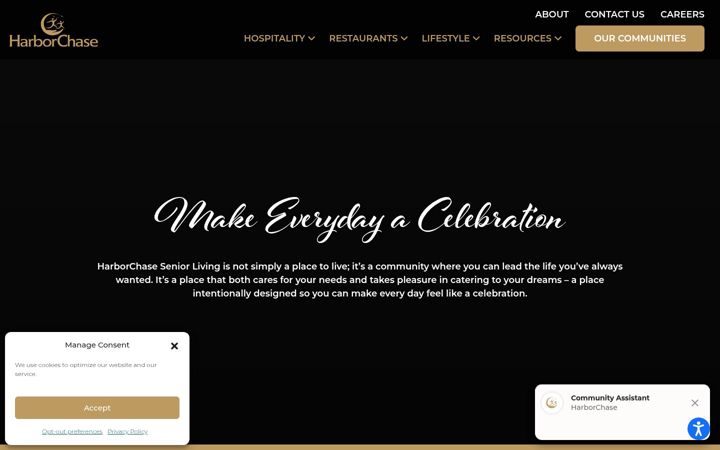 Screenshot of harborchase.com