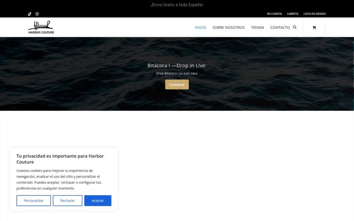 Screenshot of harborcouture.com