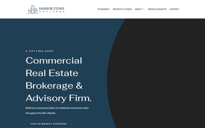 Screenshot of harborstoneadvisors.com