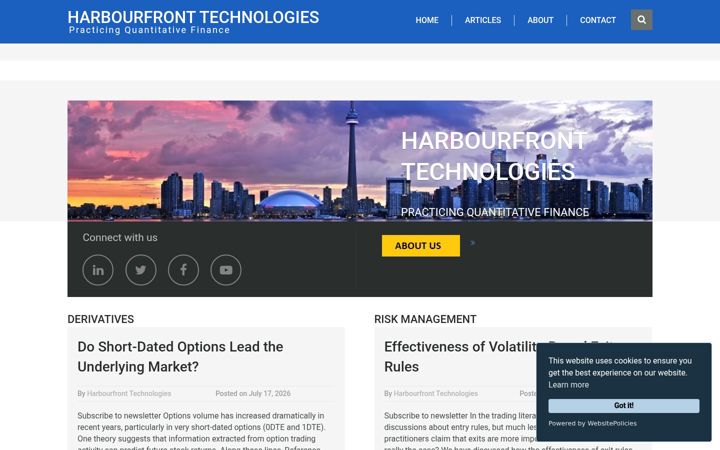 Screenshot of harbourfronts.com