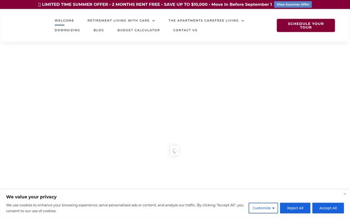 Screenshot of harbourhillsuites.com