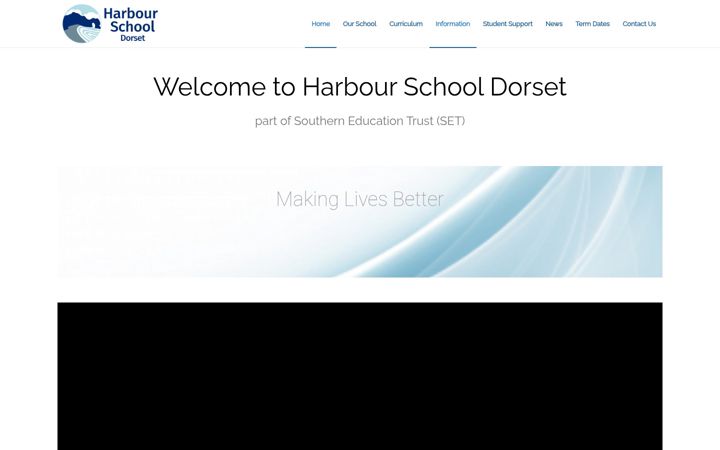 Screenshot of harbourschooldorset.com
