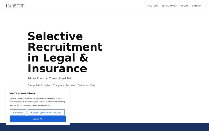 Screenshot of harbourss.com