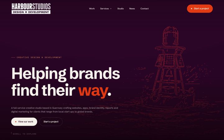 Screenshot of harbourstudios.com