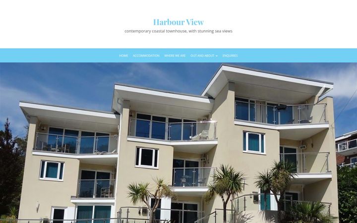Screenshot of harbourviewpooledorset.co.uk