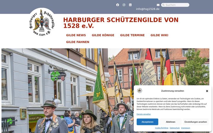 Screenshot of harburgerschuetzengilde.de