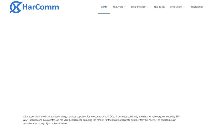 Screenshot of harcomm.com