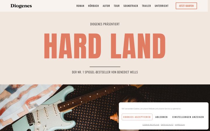 Screenshot of hard-land.de