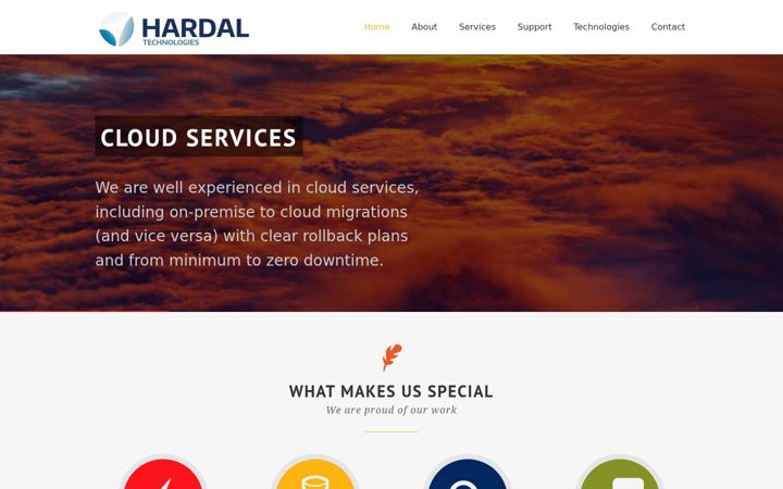 Screenshot of hardal.co.uk