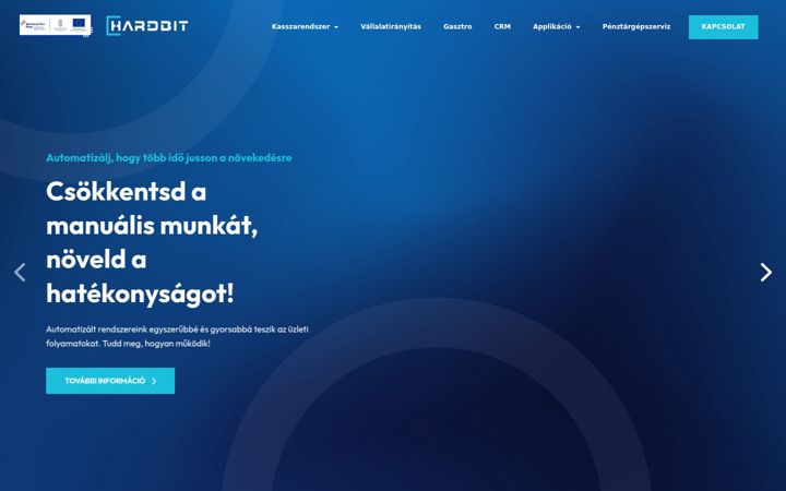 Screenshot of hardbit.hu