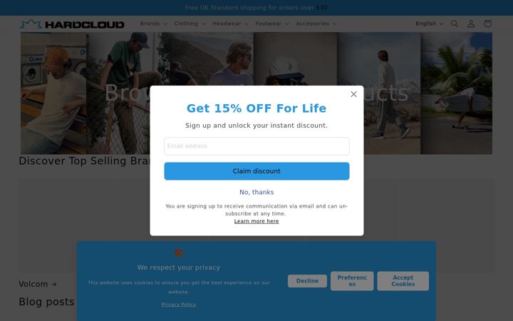 Screenshot of hardcloud.com