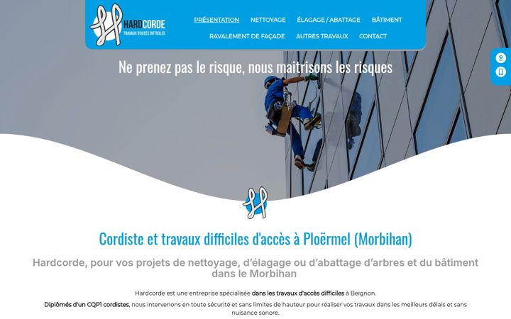 Screenshot of hardcorde.fr