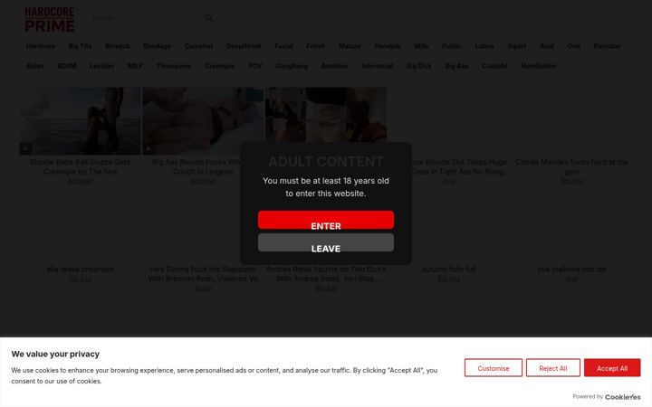 Screenshot of hardcoreprime.com