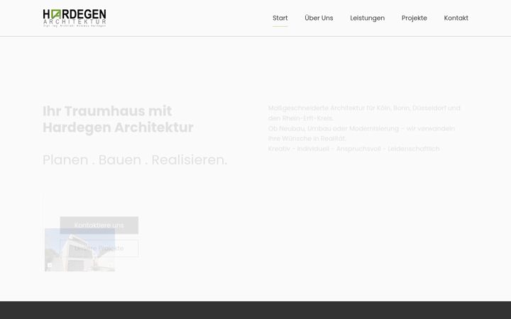 Screenshot of hardegen-architektur.de