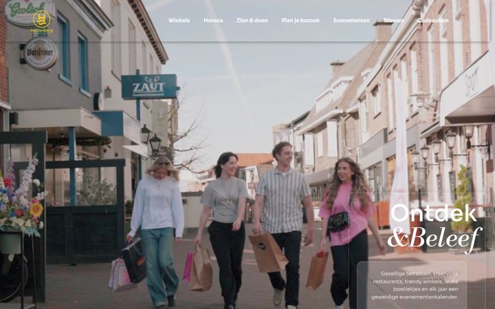 Screenshot of hardenbergpromotie.nl