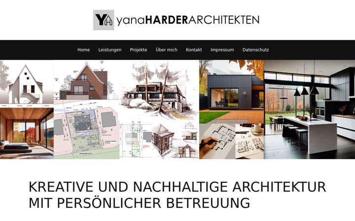 Screenshot of harder-architekten.com