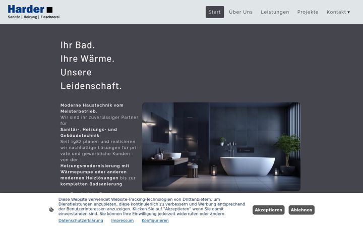 Screenshot of harder-sanitaer.de