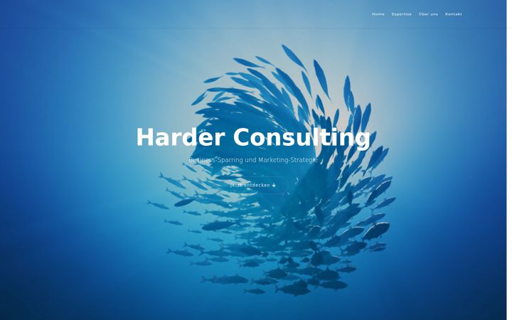 Screenshot of harderconsulting.ch