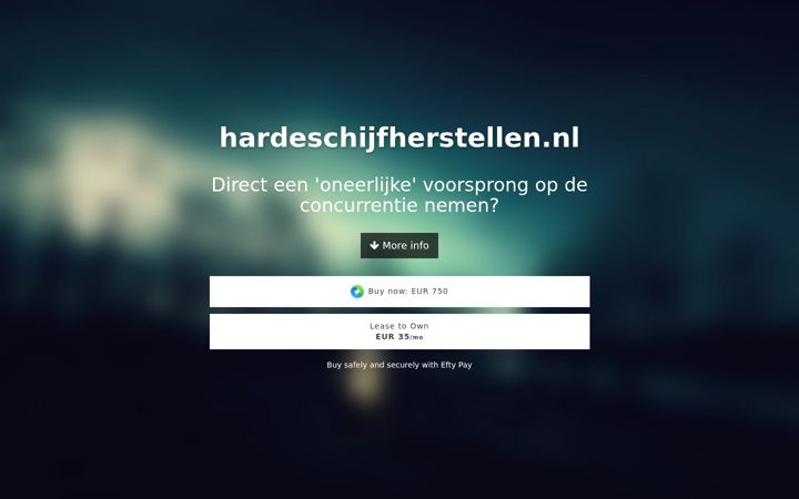 Screenshot of hardeschijfherstellen.nl