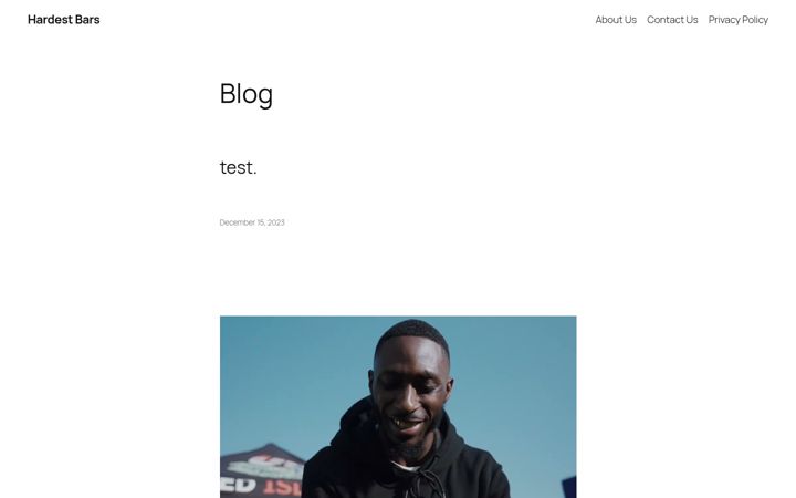 Screenshot of hardestbars.com