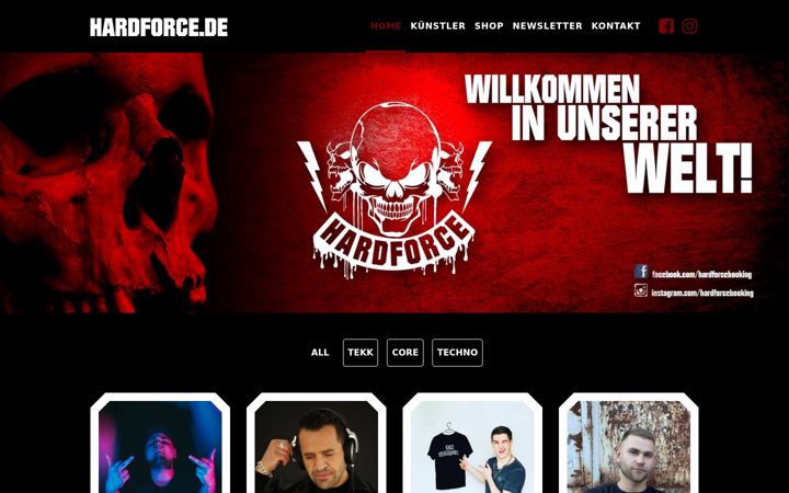 Screenshot of hardforce.de