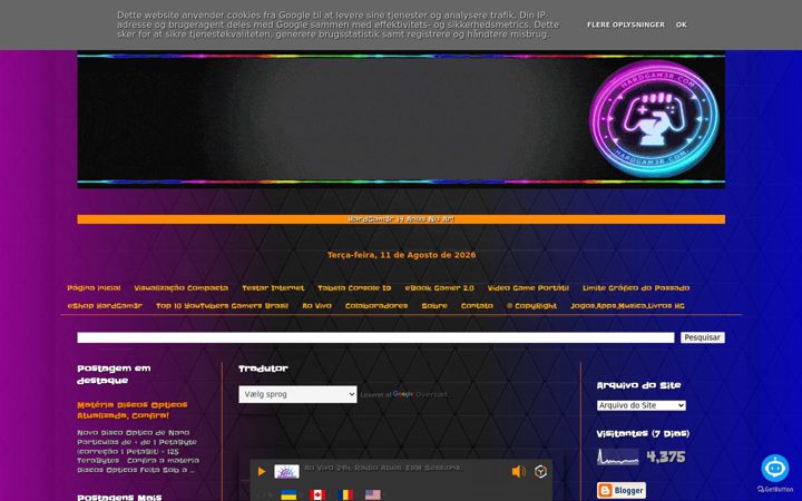 Screenshot of hardgam3r.com