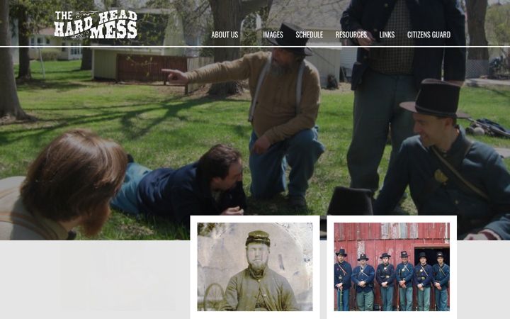 Screenshot of hardheadmess.org