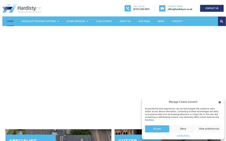 Screenshot of hardistycrn.co.uk