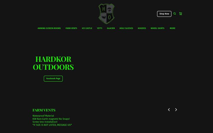 Snímek obrazovky hardkor-outdoors-llc.square.site